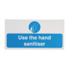 Use The Hand Sanitiser Self Adhesive Vinyl - 100x200mm
