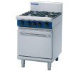 Blue Seal 4 Burner Range with Oven - NAT (Direct)