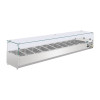 Polar Refrigerated Counter Top Prep/Servery - 2000mm 10 GN 1/4 (M)