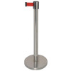 Bolero Polished Red Strap Barrier St/St