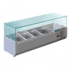 Polar REFRIGERATED Servery Topper - 1200mm 3x1/3 GN & 1x1/2 GN