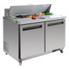 Polar REFRIGERATED Preparation Counter - 2 Door 1.2m