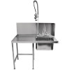 Classeq Pass Through Sink & Table c/w Spray Mixer 1100mm LH