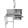 Classeq Pass Through Sink & Table c/w Spray Mixer 1100mm LH
