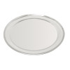 Vogue Aluminum Pizza Tray Wide Rim - 255mm 10"