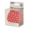 PME Red Polka Dot Standard Baking Cases (Pack 60)