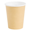 Fiesta Disposable Hot Cups Brown 8oz x 50