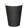 Fiesta Hot Cups Single Wall Black - 340ml (12oz) (Sleeve 50)