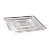 Float Square Cover Clear SAN - 190x190mm