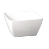 Pure Square Bowl Melamine White - 190x190mm