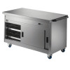 Lincat Panther Hot Cupboard & Plain Top Gastronorm capacity: 7 x 1/1, 150mm Fan Assisted (900h x 1450w x 800