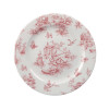 Churchill Vintage Prints Cranberry Toile Tea Plate 8 1/4" 21cm (Box 6) (Direct)