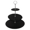 Olympia Slate Etagere - 3 Tier 300mm dia