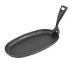 Olympia Cast Iron Sizzle Platter - 240x140mm 9 1/2x5 1/2" (F464)