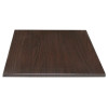 Bolero Square Table Top Dark Brown 600mm per each