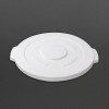 Vogue Round Container Lid White - 38Ltr