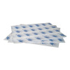 Blue Burger Wraps - greaseproof wraps for hot food - 245(W)x 300(L)mm - per 1000