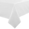 Wipe Clean Plain White PVC Table Cloth - 1400x1400mm