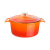 Vogue Round Casserole Orange - 3.2Ltr 205mm dia