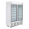 Polar Double Door Display FREEZER with Light Box - 920Ltr
