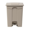 Jantex Kitchen Pedal Bin Beige - 65Ltr