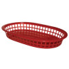 PP Food Basket Red - 275x175mm 10 1/2x7" (Pack 6)