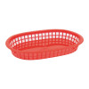 PP Food Basket Red - 275x175mm 10 1/2x7" (Pack 6)