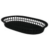 PP Food Basket Black - 275x175mm 10 1/2x7" (Pack 6)