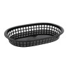 PP Food Basket Black - 275x175mm 10 1/2x7" (Pack 6)