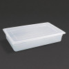 Vogue Polypropylene GN Container 1/1 with Lid 100mm 13Ltr (Pack 2)