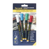 Securit Wipe Clean Assorted Marker Pens Per Pack 4