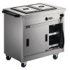 Lincat Panther 670 Series Hot Cupboard with Bain Marie Tops 2 x 1/1 GN (Direct)