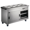 Lincat Panther 670 Series Hot Cupboard with Bain Marie Tops 4 x 1/1 GN (Direct)