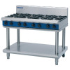 Blue Seal Evolution Cooktop 8 Open Burners 1200mm on Stand LPG (Direct)