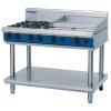 Blue Seal Evolution Cooktop 4 Open/1 Griddle Burner on Stand NaturalGas (Direct)