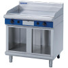 Blue Seal Evolution Chrome 1/3 Ribbed Griddle Cabinet Base LPG 900mm(Direct)