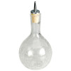 Dash Bottle Round Crackle Glass - 330ml 11.5oz