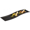 APS Wave Platter Melamine Black - GN 2/4