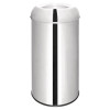 Bolero Bullet Bin with Open Lid St/St - 40Ltr