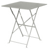 Bolero Grey Pavement Style Steel Table Square 710(H )x 600(W) x 600(D)mm