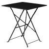 Bolero Black Square Pavement Style Steel Table Per Each