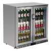 Polar REFRIGERATED Double Hinged Door Back Bar Cooler St/St exterior Al Interior
