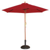 Bolero Red Round 3000mm Dia Pulley Parasol