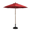 Bolero Red Round 3000mm Dia Pulley Parasol