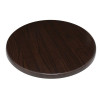 Bolero Round 800mm Table Top Dark Brown