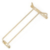 Stemware Rack Brass - 10"