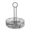 Olympia Black Wire Condiment Holder - 195(dia)x235(h)mm