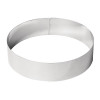 De Buyer St/St Mousse Ring - 240mm dia x 60mm(H)