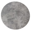 Werzalit Round 600mm Table Top Concrete 241 (B2B)