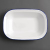 Olympia Enamel Rectangular Serving Dish - 280x195x55mm 11x7.5x2 1/4" (Box 6)